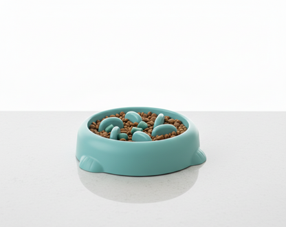 Anti-Schrok Voerbak voor Hond & Kat – Slow Feeder