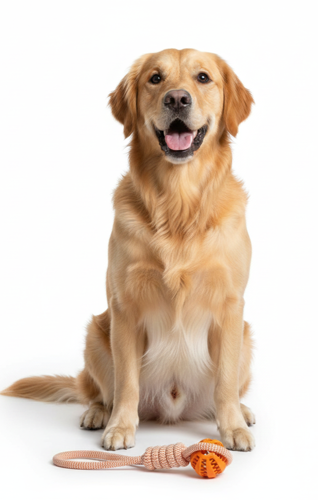 Interactieve Honden Speelbal met Touw en Snoepjesdispenser voor Tandenreiniging