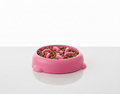 Anti-Schrok Voerbak voor Hond & Kat – Slow Feeder