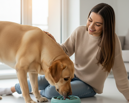 Anti-Schrok Voerbak voor Hond & Kat – Slow Feeder